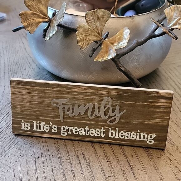 Family is life's greatest blessing table decor frame - Picture 9 of 9